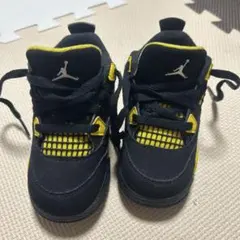 Air Jordan キッズスニーカー 黒/黄色　13cm