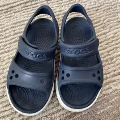 Crocs ネイビー サンダル　C8 15.5センチ
