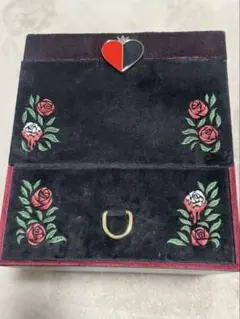 ディズニー Disney フランフラン コスメボックス ベロア調 ハートの女王