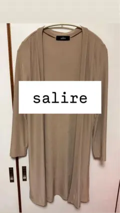salire リブカーディガン ベージュのサムネイル