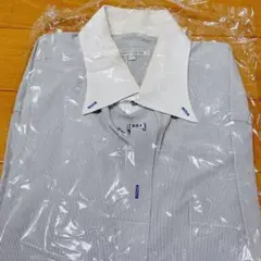 Dress Code 101 ストライプダブルカラーシャツ LL