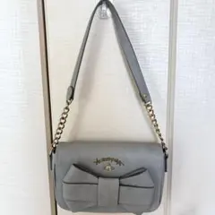 Vivienne Westwood リボン ショルダーバッグ グレー 未使用品のサムネイル
