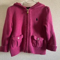 Ralph Lauren フード付きニットセーター 12M
