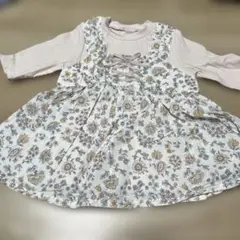 【未使用新品美品】petit main 花柄チュニック 110