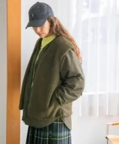 niko and... マルチWAYボアセットコート・ブルゾン カーキ