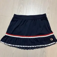 FILA ネイビー プリーツスカート