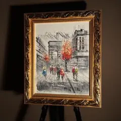 絵画 418 油絵/風景/街景/東京/渋谷/P10号 - メルカリ