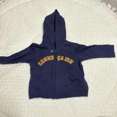 COMME CA ISM パーカー ネイビー