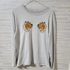 【M】グラニフ タイガーグラフィック ロンT カットソー