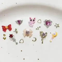 #262ネイルパーツ　まとめ売り　セーラームーン