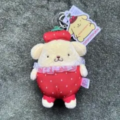 レピピアルマリオ×ポムポムプリン たべものマスコットチャームいちご