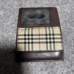 Burberry チェック柄 カードケース