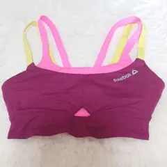 H１１９８ ✨美品✨ Reebok PLAYDRY ブラトップ パープル Sのサムネイル