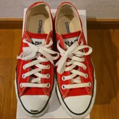 CONVERSE ALL STAR　スニーカー　ローカット　赤　24cm