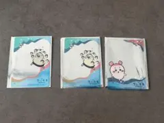 ちいかわ 人魚の島のひみつ クリアカード 古本屋 しまじろう　3枚セット