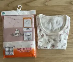 ★新品、未使用★HOTWRAP あったか 肌着 半袖 シャツ 4枚組 95