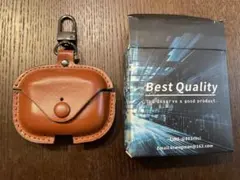 (新品)AirPods ProエアポッズプロPUレザー保護ケース　イヤホンケース