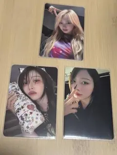 aespa ジゼル Whiplash Armageddon トレカ3枚セット