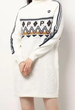 【PEARLY GATES】ニットワンピース