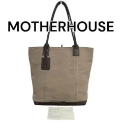 MOTHERHOUSE マザーハウス トートバッグ キャンバス レザー A4のサムネイル