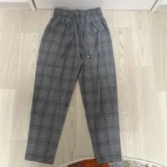 GU チェック柄 カジュアルパンツ Sサイズ