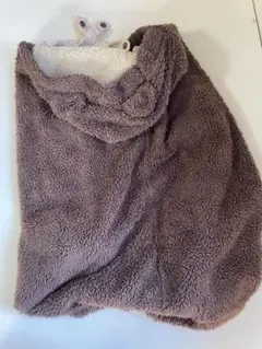 可愛いくまの防寒ケープ　抱っこ紐カバー ベビーカーカバー