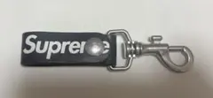supreme ブラックレザーキーホルダー - メルカリ