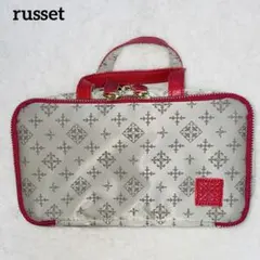 russet ラシット 2層式ポーチ ベージュ 未使用 多収納 美品のサムネイル