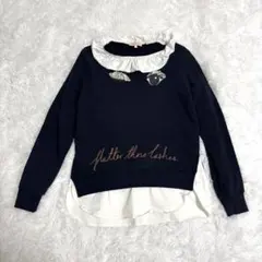 TEDBAKER 襟付きトレーナー　パールビジュー