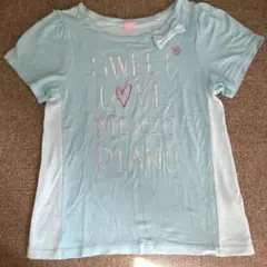 mezzo piano 140cm水色 Tシャツ