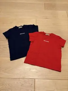 MIKIHOUSE Tシャツ 2枚セット 赤 青