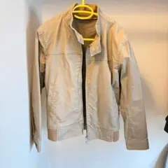 【美品】グリーンレーベル シングルライダースジャケット S カーキベージュ