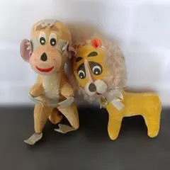昭和レトロ　ぬいぐるみ全２個セット　アンティーク