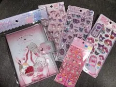 サンリオ　シールとシール帳セット