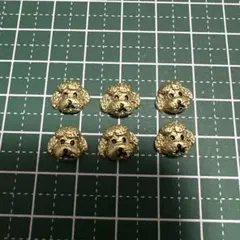 A195.ネイルパーツ デコパーツ 6個 犬 プードル