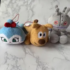 アンパンマン　ぬいぐるみ3種セット