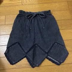 a.v.v デニムスカート レース切替 ウエストゴム　100のサムネイル