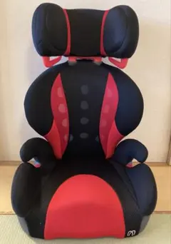 カーメイト　エールべべ　サラットハイバックジュニア　ジュニアシート　赤黒