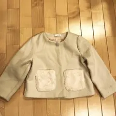 メゾピアノ 120 ホワイトジャケット