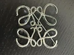 エレガント シルバー ブローチ