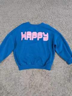 NEXT HAPPY トレーナー 8yrs 青