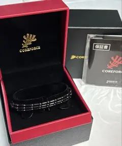 COREFORCE ブラックブレスレット 専用ボックス付き - メルカリ