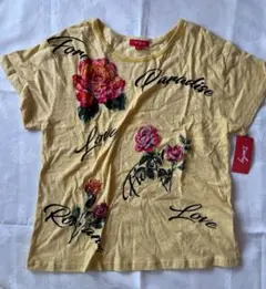 Derhy ルネ・デリ　半袖Tシャツ　イエロー　新品未使用　タグ付き