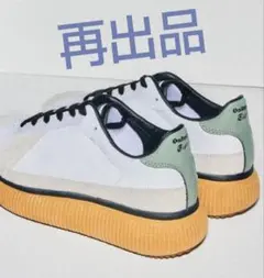 Onitsuka Tiger DELECITY 厚底　カーキ×ホワイト