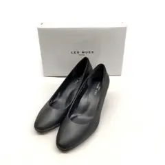 LES MUES 冠婚葬祭 ビジネスリクルート パンプス 24cm 9558
