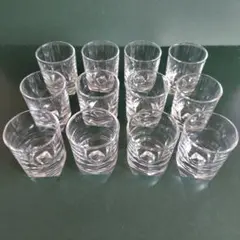 グラス 12個 カットガラス製