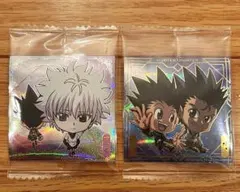 ハンターハンター シールウエハース8 シークレット ゴン&ジン、 SR キルア