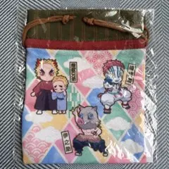 鬼滅の刃 みにきゃら小物入れ巾着2 鬼滅の刃グッズ 無限列車