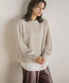 ドロワットロートレアモン メッシュプルオーバー≪手洗い可能≫のサムネイル