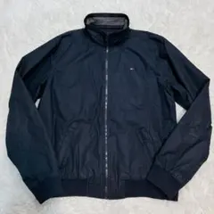 トミーヒルフィガー ジップアップジャケット ブルゾン チェック ネイビー